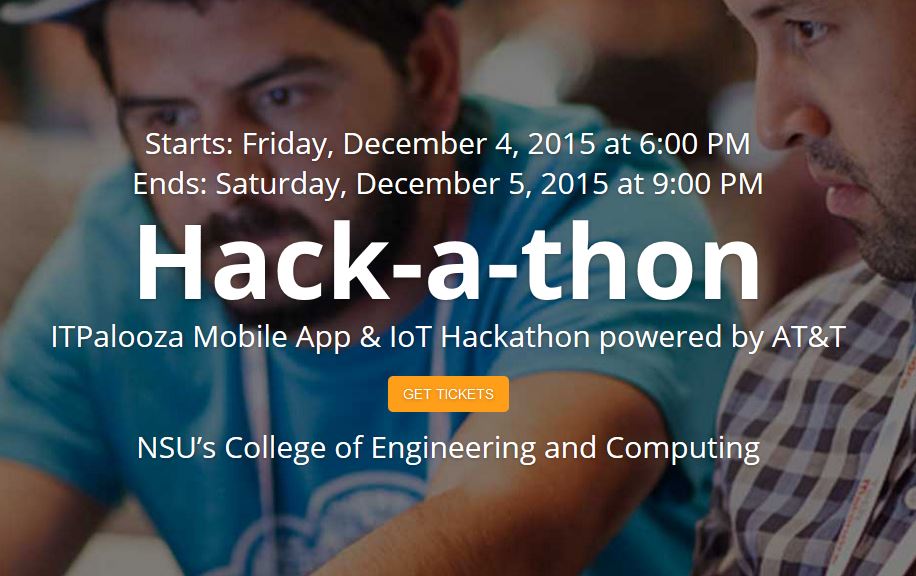 ITPalooza: FREE Hackathon Powered by AT&T – Dec 4-5