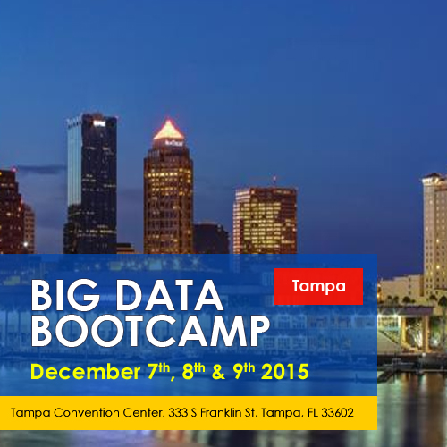 Global Big Data conference: Use Promotional code ALEX500 to receive $500 discount for 3 days event – Dec 7-9