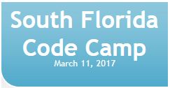 South Florida CodeCamp March 11, 2017