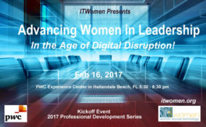 ITWomen: Advancing Women in Leadership @ PWC Experience Center at Gulfstream | Hallandale Beach | Florida | United States