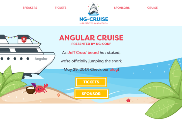NG-CRUISE: The First Angular Cruise Conference