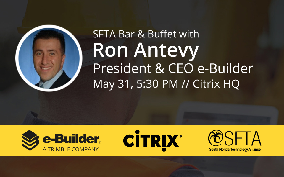 SFTA Bar & Buffet Evening with Ron Antevy from e-Builder