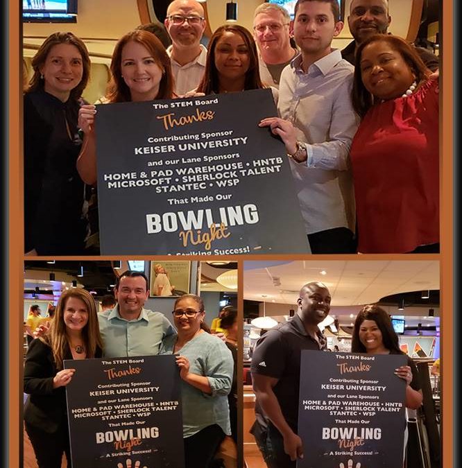 Huge Success for 1st Annual Bowling for STEM