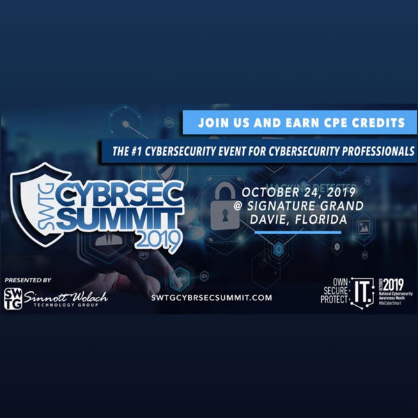 SWTG CYBRSEC Summit2019