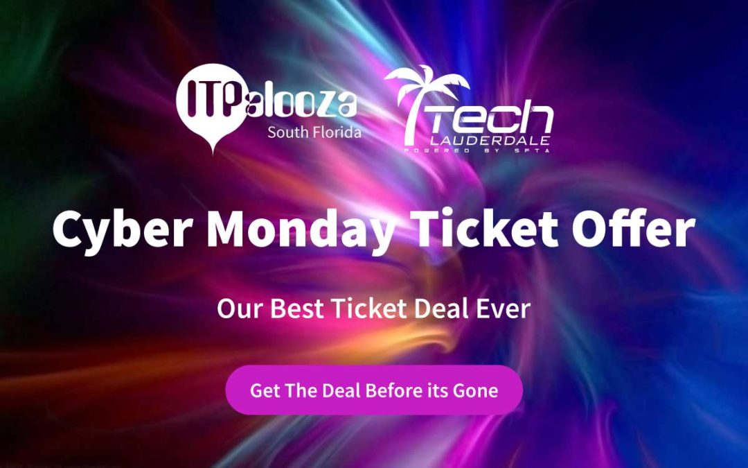 Save $40 on ITPalooza Tix with the BFCM Discount Code!