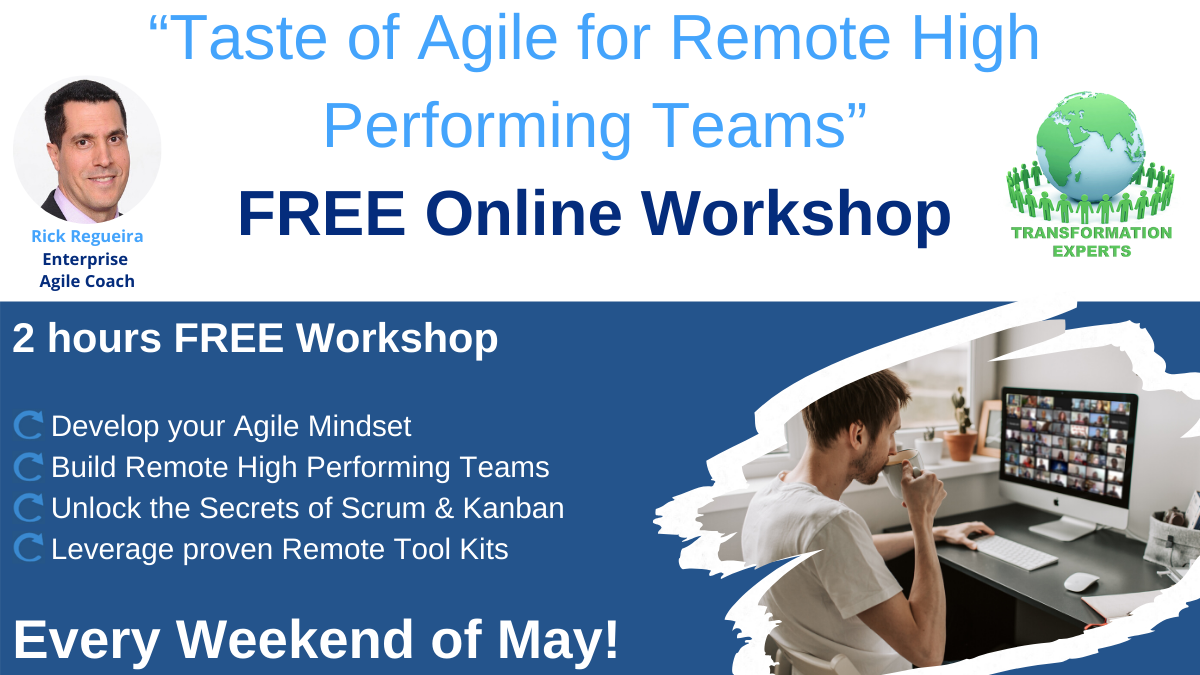 [Online] FREE REMOTE | Taste of Agile for Remote High Performing Teams