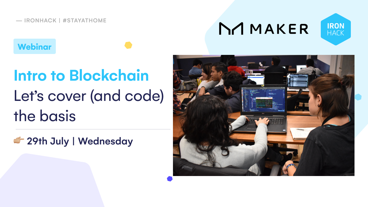 [WEBINAR] – Intro to Blockchain – Let’s cover (&code) the basis