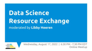 Data Science Resource Exchange @ Online event