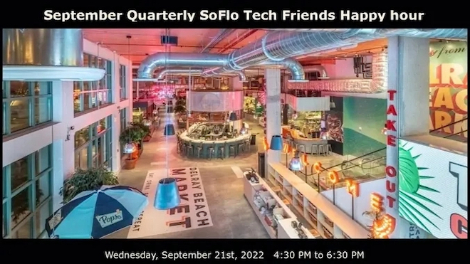 September Quarterly SoFlo Tech Friends Happy Hour