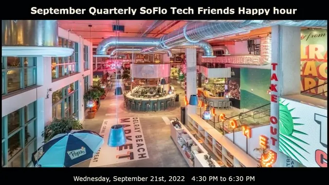 September Quarterly SoFlo Tech Friends Happy Hour – Sep 21