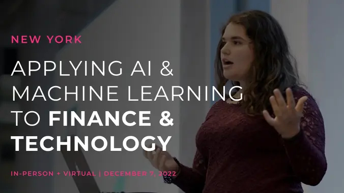 DSS Hybrid New York: Applying AI & Machine Learning to Finance & Technology