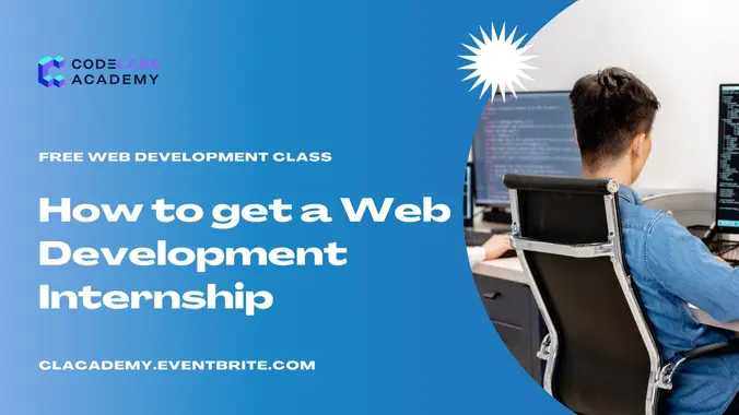 How to get a Web Development Internship