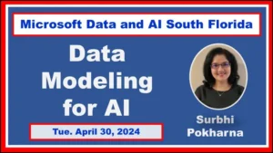 Data Modeling for AI by Surbhi Pokharna - Online @ Online event